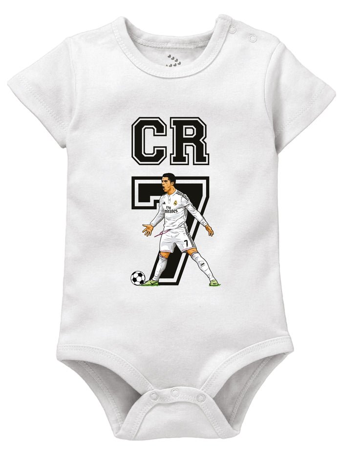 Cristiano Ronaldo 7 Football Bodysuit Onesie for Baby