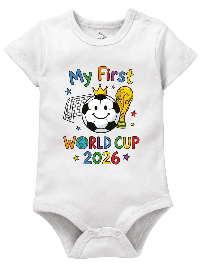 My First World Cup 2026 Trophy Baby Onesie