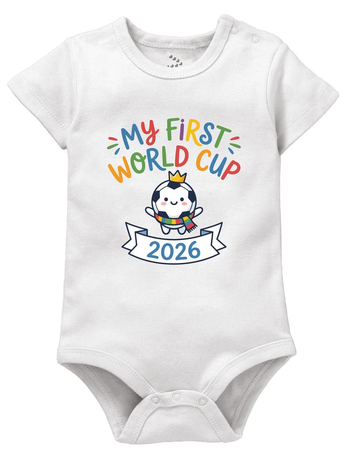 My First World Cup 2026 Baby Onesie