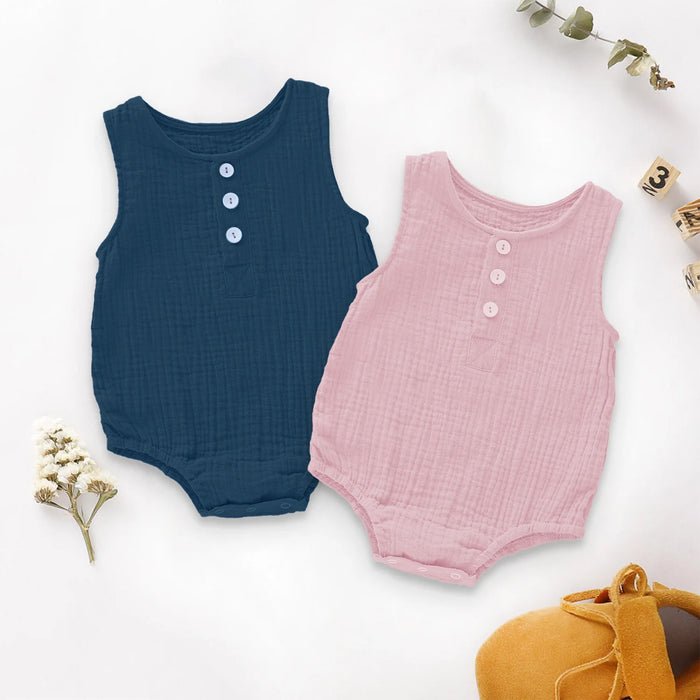 Organic Cotton Baby Onesie, Pack of 2 - Moms Home Baby Romper