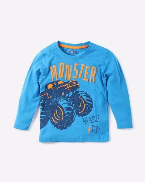 INF FRENDZ Monster Jeep Graphic Print Crew-Neck T-shirt