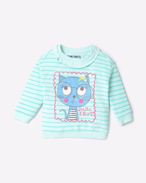 INF FRENDZ Striped Round-Neck Pullover