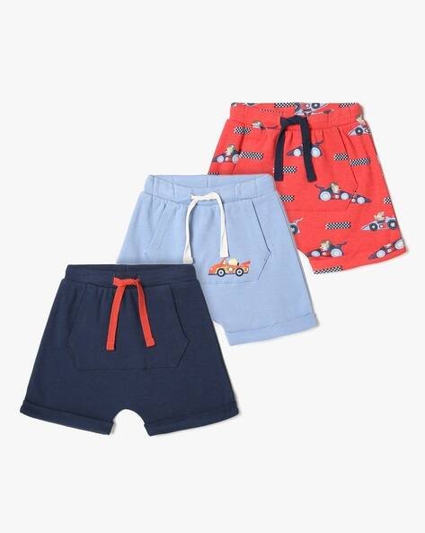 INF FRENDZ Boys Pack of 3 Printed Assorted Shorts