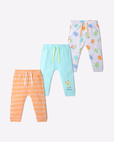 INF FRENDZ Pack of 3 Printed Cotton Assorted Joggers