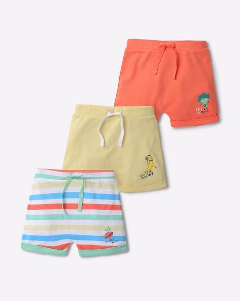 INF FRENDZ Pack of 3 Printed Cotton Shorts