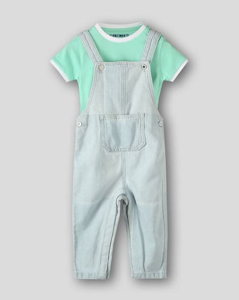 INF FRENDZ Dungaree & T-Shirt Set