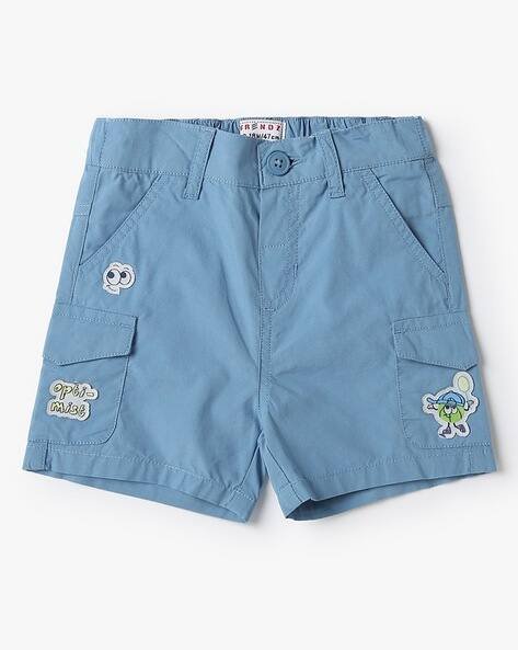 INF FRENDZ Applique Cotton Shorts