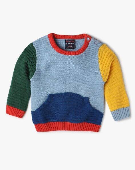 INF FRENDZ Colourblock Round-Neck Pullover