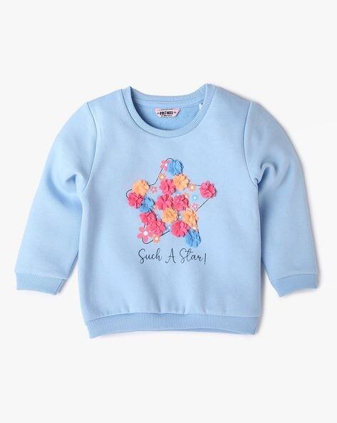 INF FRENDZ Floral Embellished Sweatshirt