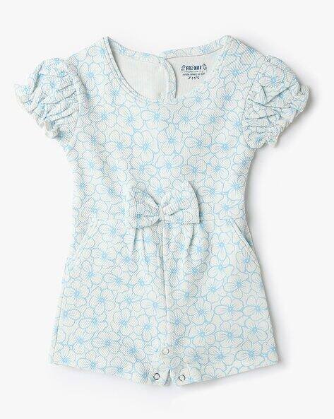 INF FRENDZ Girls Floral Print Playsuit