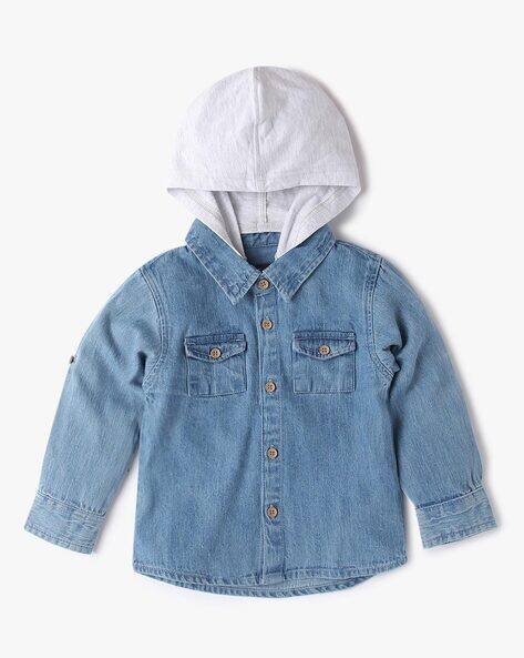INF FRENDZ Hooded Shirt with Flap Pockets