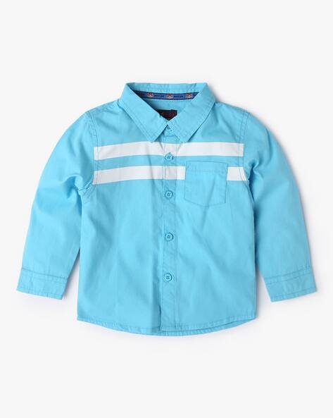INF FRENDZ Placement Stripes Cotton Shirt