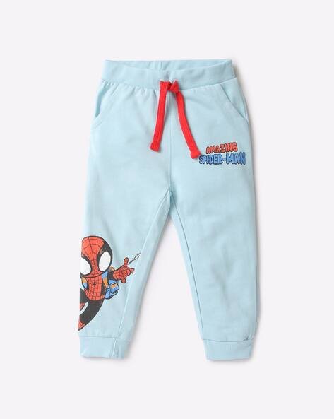 INF FRENDZ Spider-Man Print Joggers with Drawstring Waist