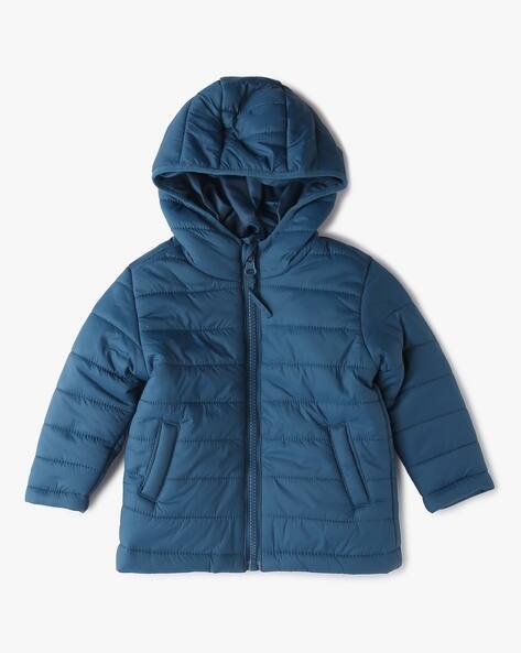INF FRENDZ Zip-Front Hooded Puffer Jacket