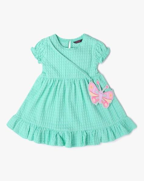 INF FRENDZ Cotton Fit & Flare Dress