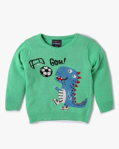 INF FRENDZ Printed Cotton Sweater