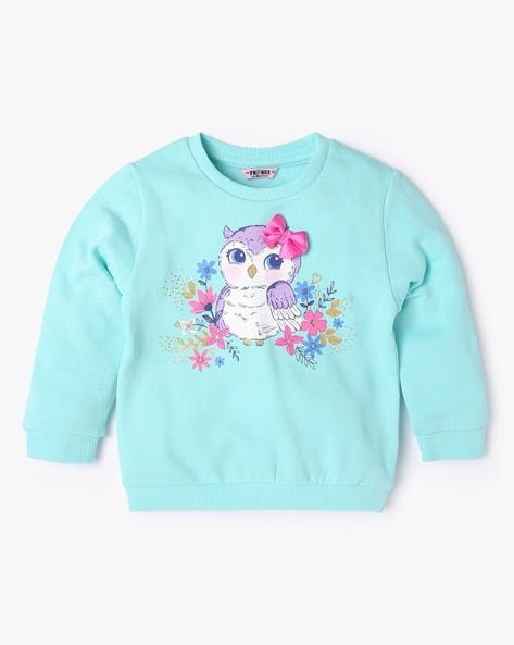 INF FRENDZ Sparrow Print Cotton Sweatshirt