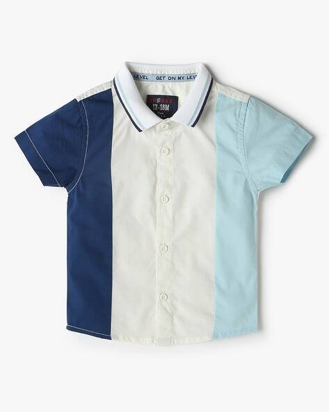 INF FRENDZ Boys Colourblock Regular Fit Shirt