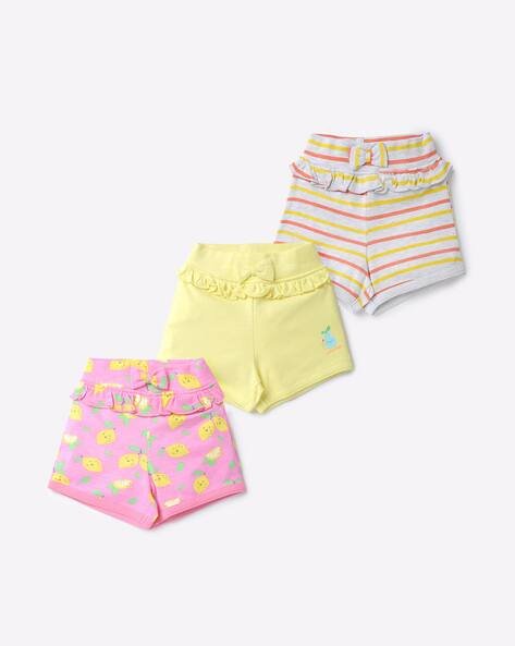INF FRENDZ Pack of 3 Shorts with Bow Accent