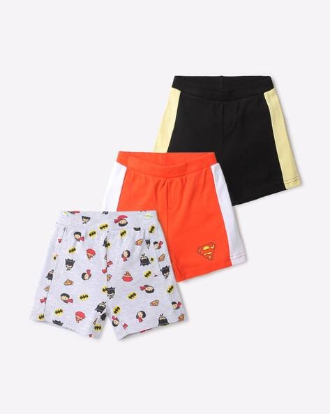 INF FRENDZ Pack of 3 Superhero Print Shorts