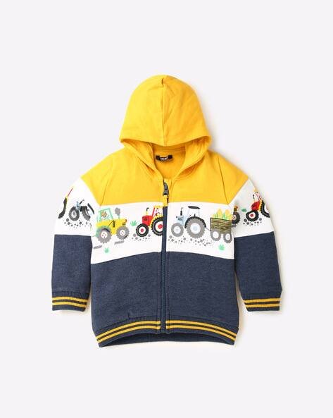 INF FRENDZ SS Colourblock Front-Open Hoodie