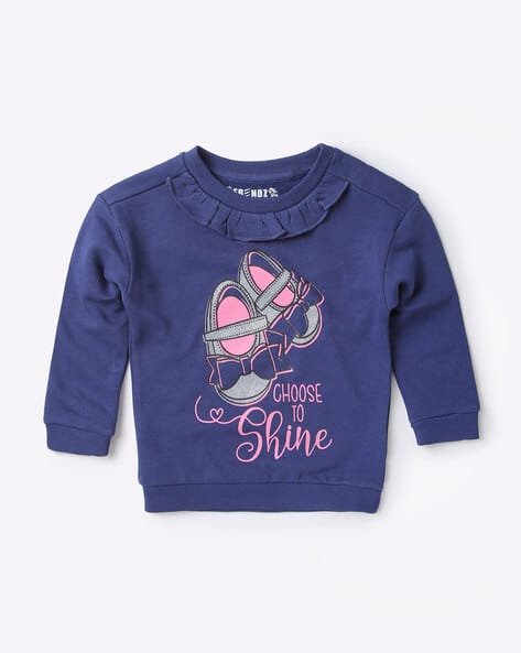 INF FRENDZ Graphic Print Crew-Neck Sweatshirt