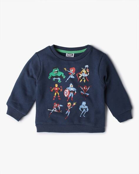 INF FRENDZ Marvel Print Sweatshirt