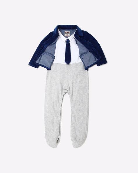 INF FRENDZ Textured Blazer Set