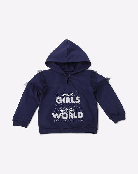INF FRENDZ Typographic Print Cotton Hoodie