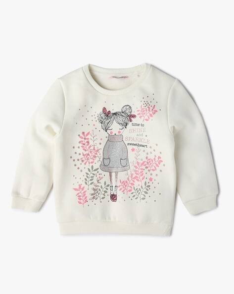 INF FRENDZ Graphic Print Round-Neck Sweatshirt