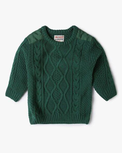 INF FRENDZ Boys Cable-Knit Pullover