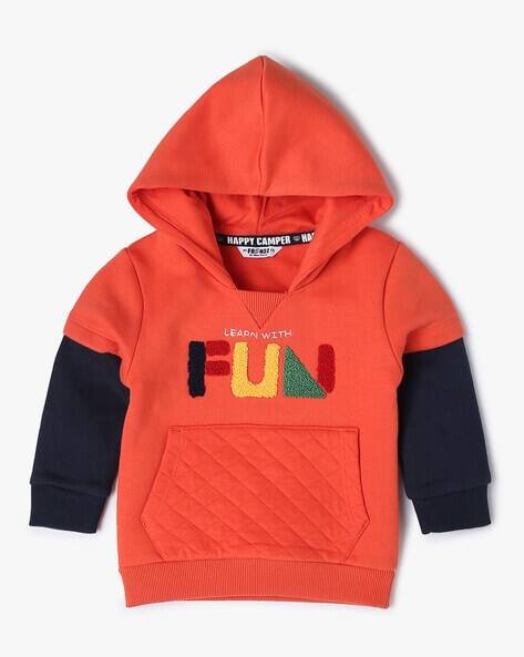 INF FRENDZ Colourblock Kangaroo Pocket Hoodie