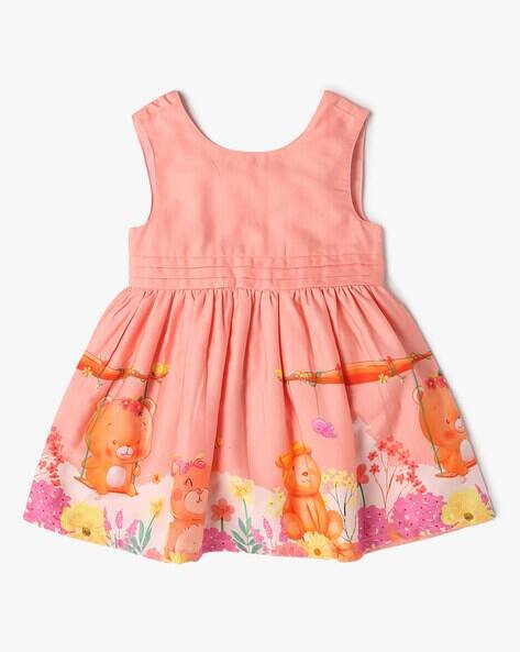 INF FRENDZ Printed Fit & Flare Dress