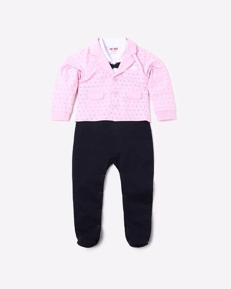INF FRENDZ Twofer Onesie with Bow Accent