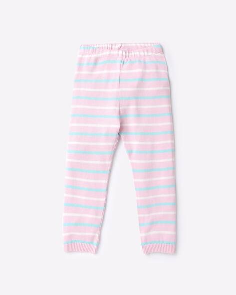 INF FRENDZ Striped Knitted Leggings