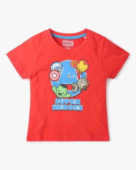 INF FRENDZ Avengers Print Round-Neck T-Shirt