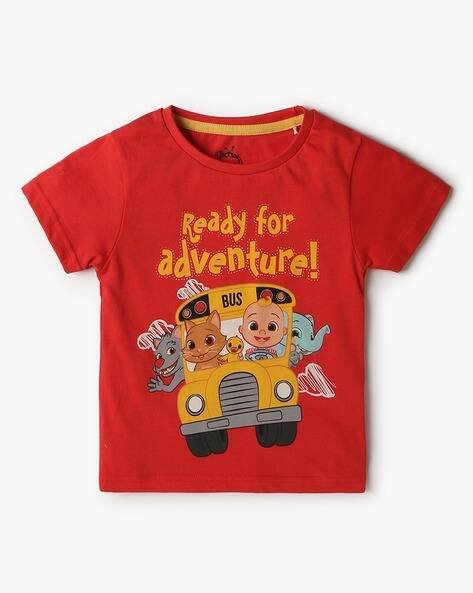 INF FRENDZ Boys Coco Melon Print Regular Fit T-Shirt
