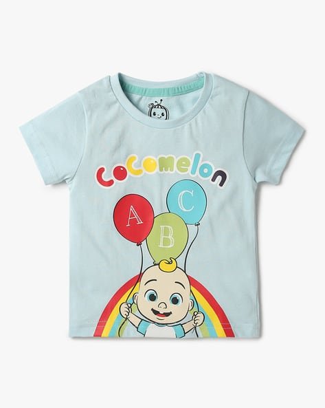INF FRENDZ Infants Typographic Print Crew-Neck T-Shirt