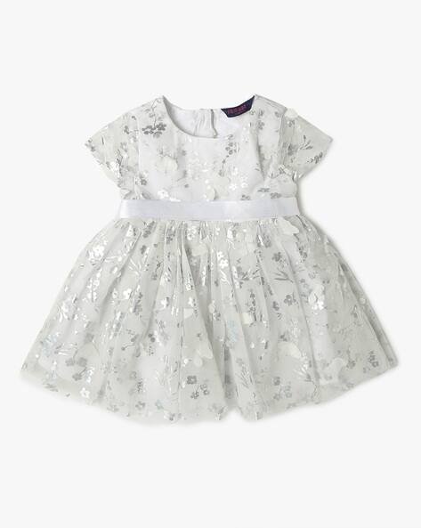 INF FRENDZ Foil Print Tulle Dress