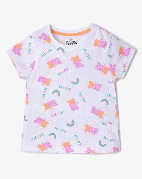 INF FRENDZ Happy Peppa Pig Round-Neck T-Shirt
