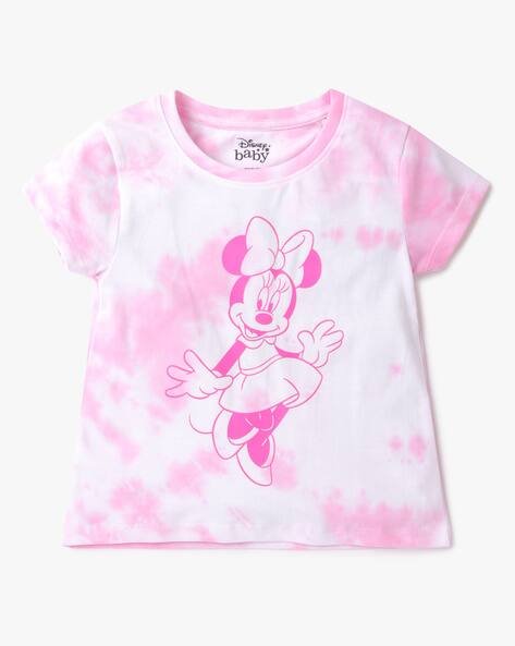 INF FRENDZ Minnie Mouse Print Crew-Neck T-Shirt