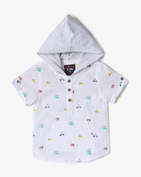 INF FRENDZ Printed Hooded T-Shirt