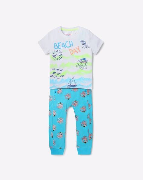 INF FRENDZ Printed T-shirt & Jogger Set