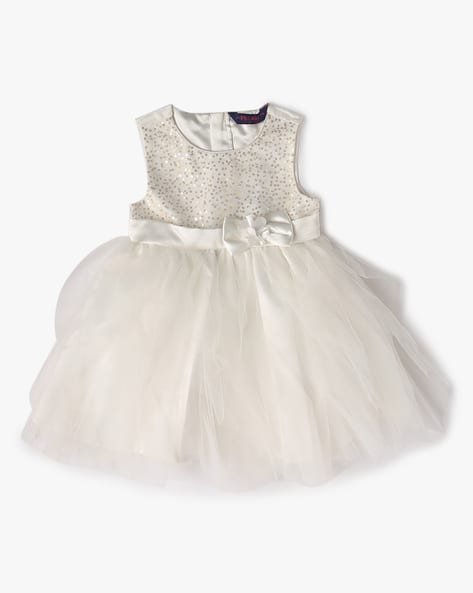 INF FRENDZ Sequin Embroidered Fit & Flare Dress