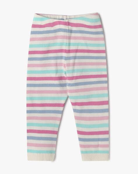 INF FRENDZ Striped Cotton Leggings
