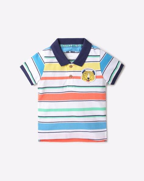 INF FRENDZ Striped Polo T-Shirt