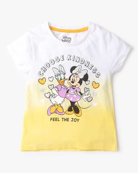 INF FRENDZ Minnie & Friends Print Round-Neck T-Shirt