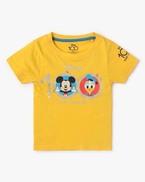 INF FRENDZ Mickey Mouse Print Slim Fit T-Shirt