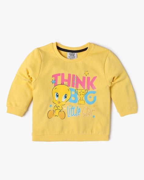 INF FRENDZ Tweety Print Cotton Sweatshirt