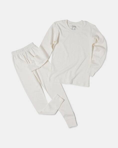 Jockey KT01 Unisex Kid's Super Combed Cotton Rich Thermal Long John with Stay Warm and Stay Fresh Treatment